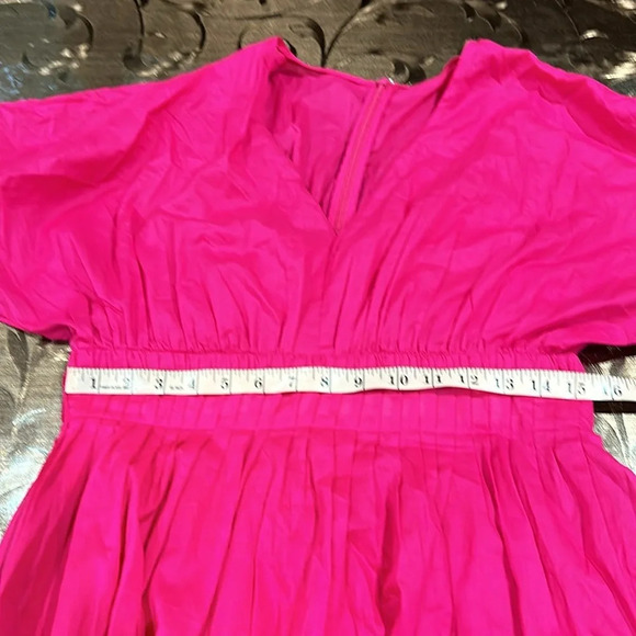 Banana Republic factory VOILE ELBOW-SLEEVE MIDI DRESS - Picture 6 of 9